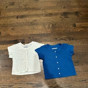 2 Katie J NYC T-Shirts in white and Navy